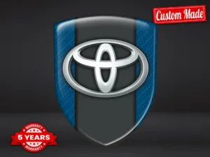 Toyota Decalcomanie Auto su Misura Resistenti Pregiate Pro